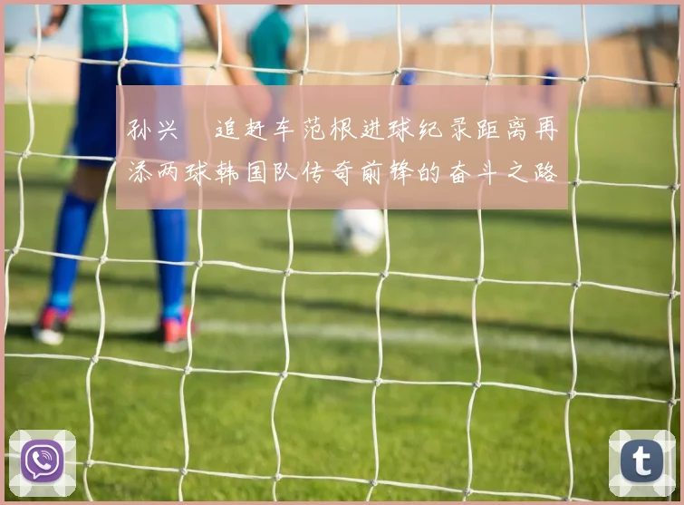 孙兴慜追赶车范根进球纪录距离再添两球韩国队传奇前锋的奋斗之路